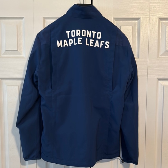 Toronto Maple Leafs Adidas Coach Performance Jacket - Picture 2 of 7